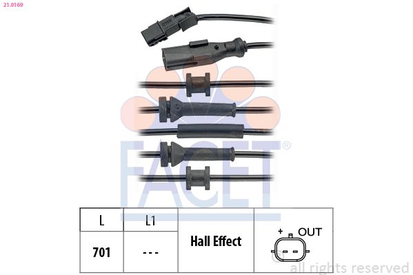 FACET Wielsnelheidssensor 21.0169