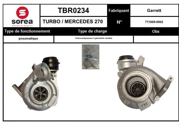 Compresor,sistem de supraalimentare TBR0233 EAI