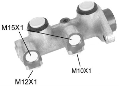ANDEL A5198 - Master Cylinder, Brakes