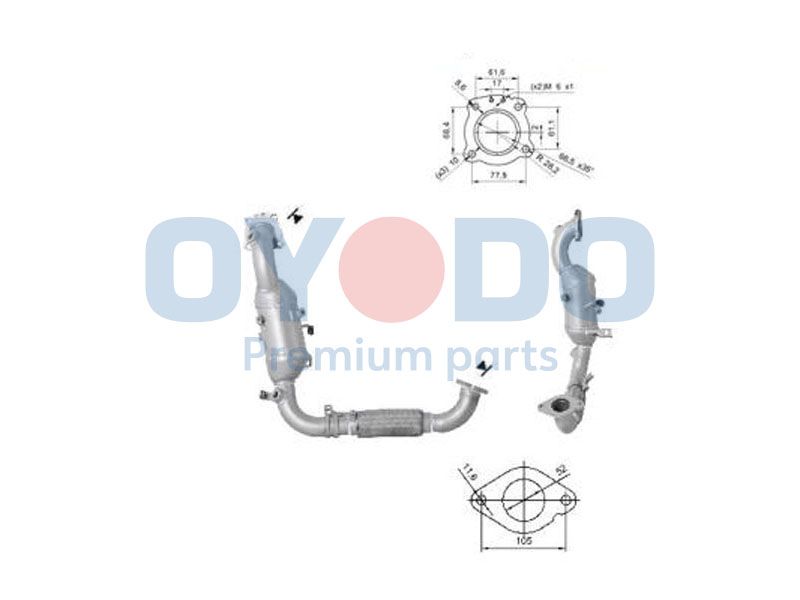 Oyodo katalizátor 10N0155-OYO
