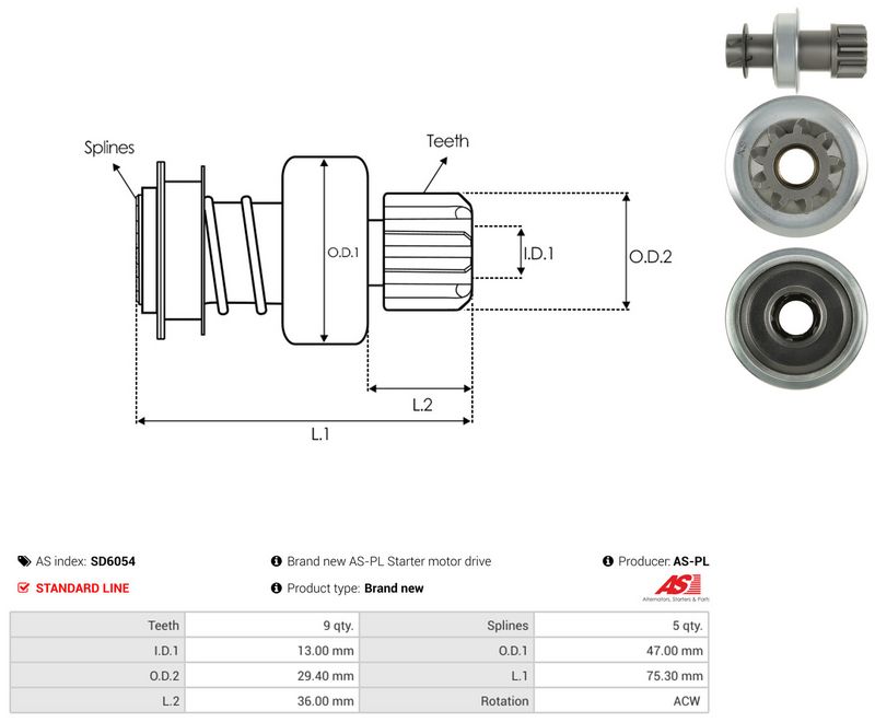 Vabajooks, starter, AS-PL SD6054