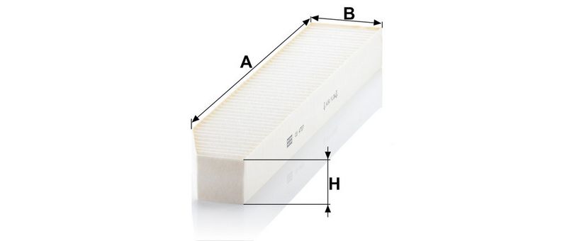Filter, salongiõhk, MANN-FILTER CU 4727