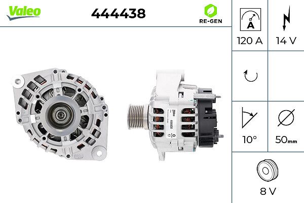 Γεννήτρια  VALEO RE-GEN REMANUFACTURED
