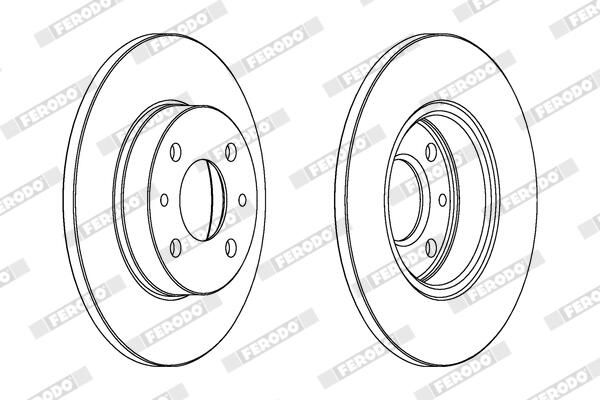 FERODO DDF140 Brake Disc