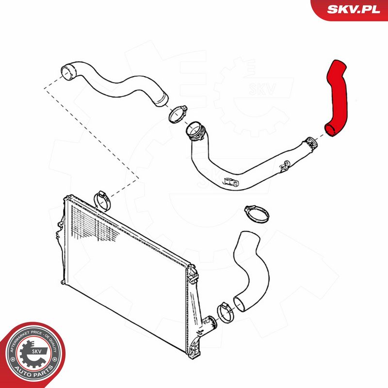 ESEN SKV 24SKV894 Charge Air Hose