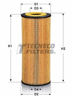 TECNECO FILTERS olajszűrő OL0204E