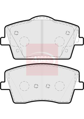 APEC Brake Pad Set, disc brake PAD2249