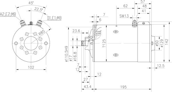 Product Image - Elektromotor - MM89 - MAHLE