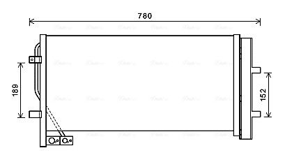 AVA QUALITY COOLING kondenzátor, klíma AI5382D