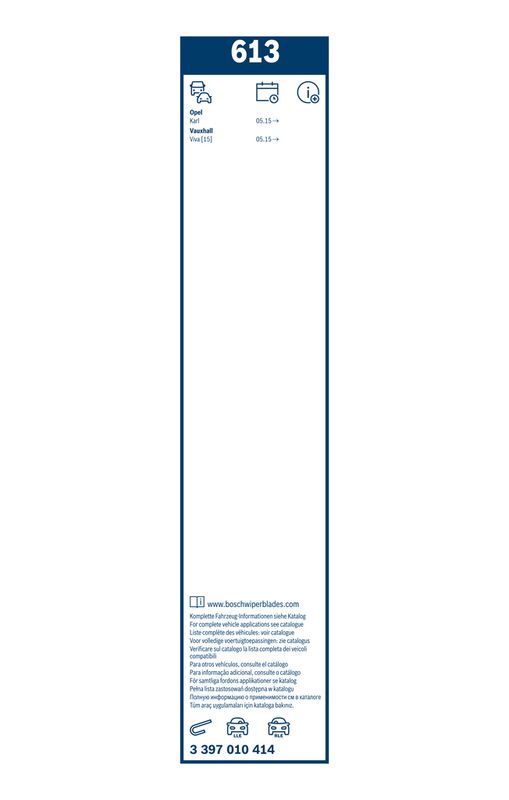 BOSCH 3 397 010 414 Wiper Blade