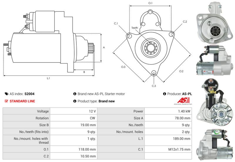 AS-PL S2004 Starter