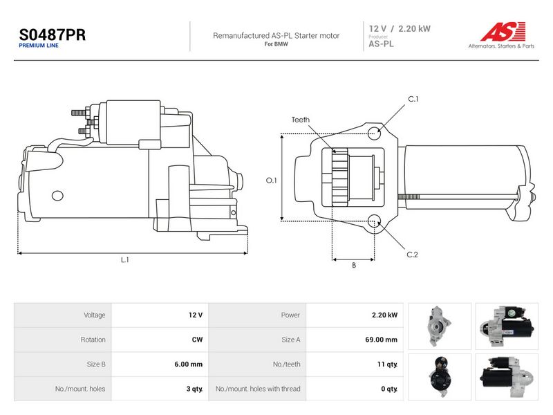 This part match OEM code: 12418570383