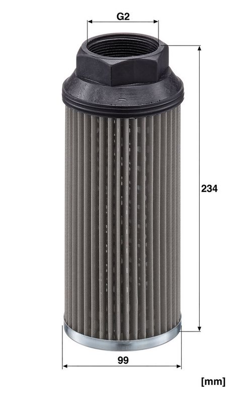Hydraulisch filter (patroon) past: MANITOU MRT1850, MRT2145, MRT2150, 665 TURBO