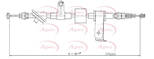 APEC Cable Pull, parking brake CAB1596
