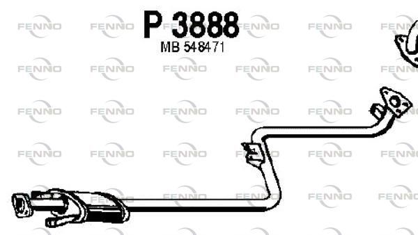 FENNO középső hangtompító P3888