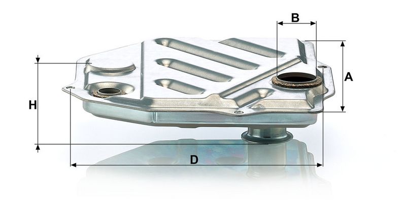 Hüdraulikafilter, automaatkäigukast, MANN-FILTER H 1914, 1