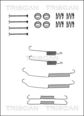 TRISCAN tartozékkészlet, fékpofa 8105 102243
