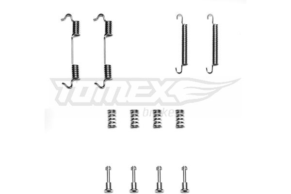 TOMEX Brakes tartozékkészlet, fékpofa TX 40-24