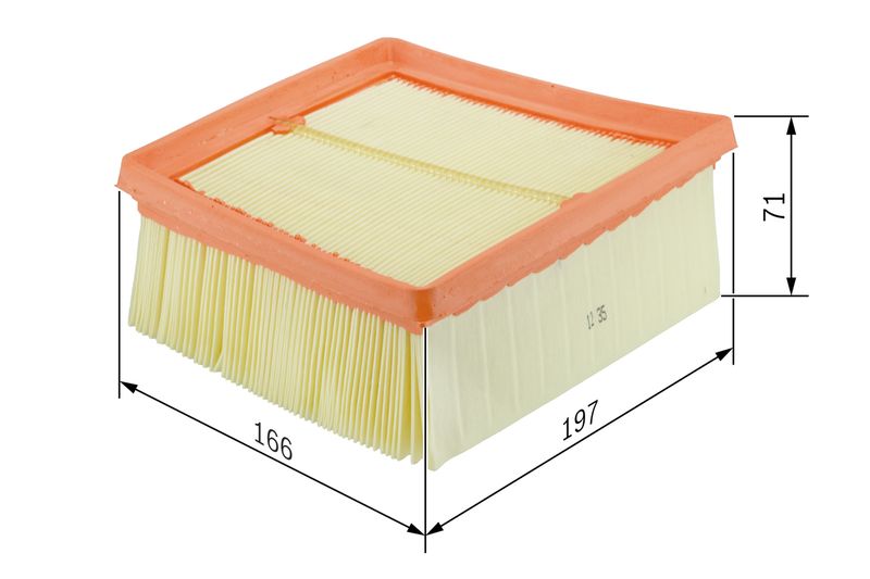 BOSCH F 026 400 135 Air Filter