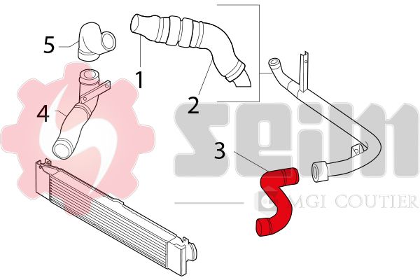 SEIM 981165 Charge Air Hose
