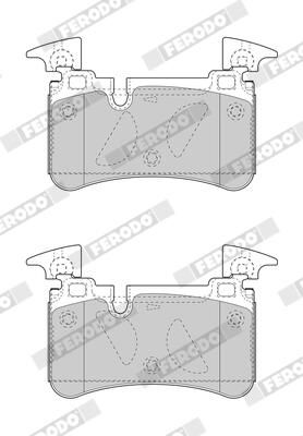 FERODO FDB4714 Brake Pad Set, disc brake