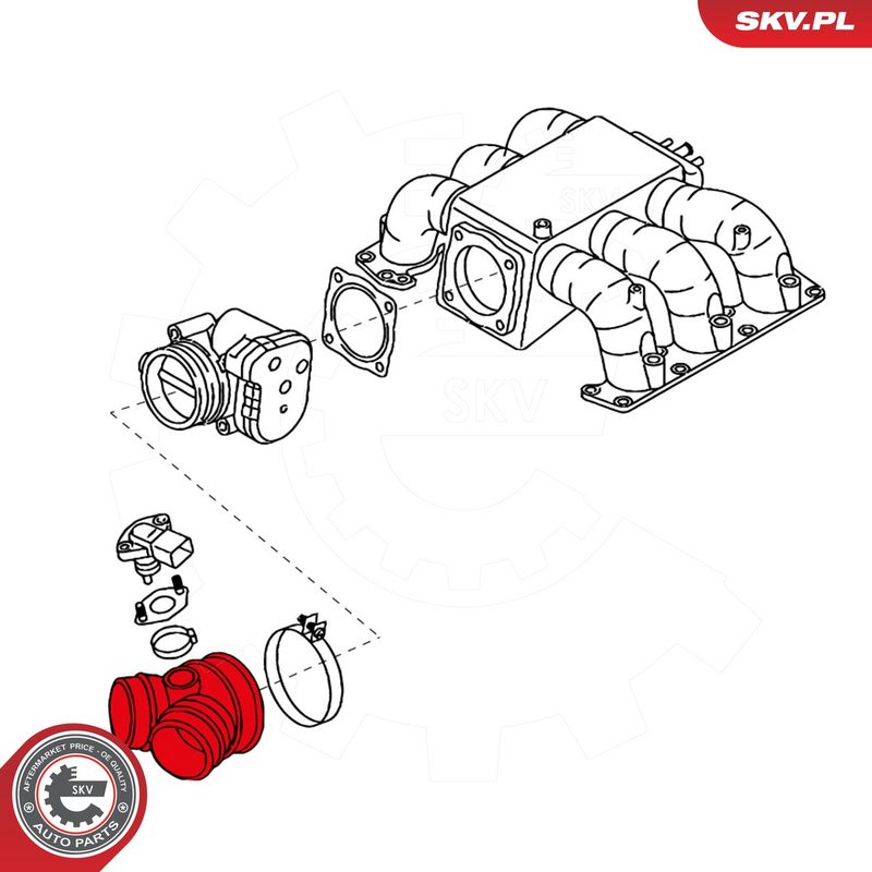 Õhutoru, õhufilter, ESEN SKV 24SKV481