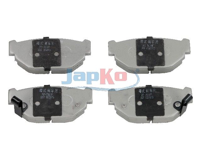set placute frana,frana disc JAPKO 51700