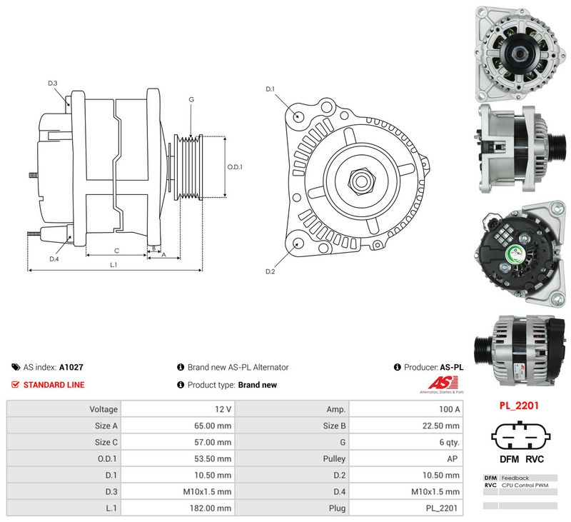 Generaator, AS-PL A1027