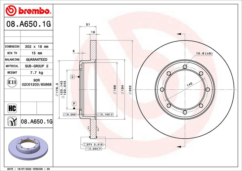 BREMBO Remmenset, remschijf KT 10 038