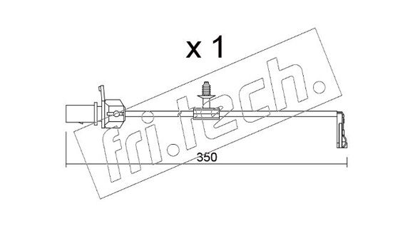 fri.tech. figyelmezető kontaktus, fékbetétkopás SU.380