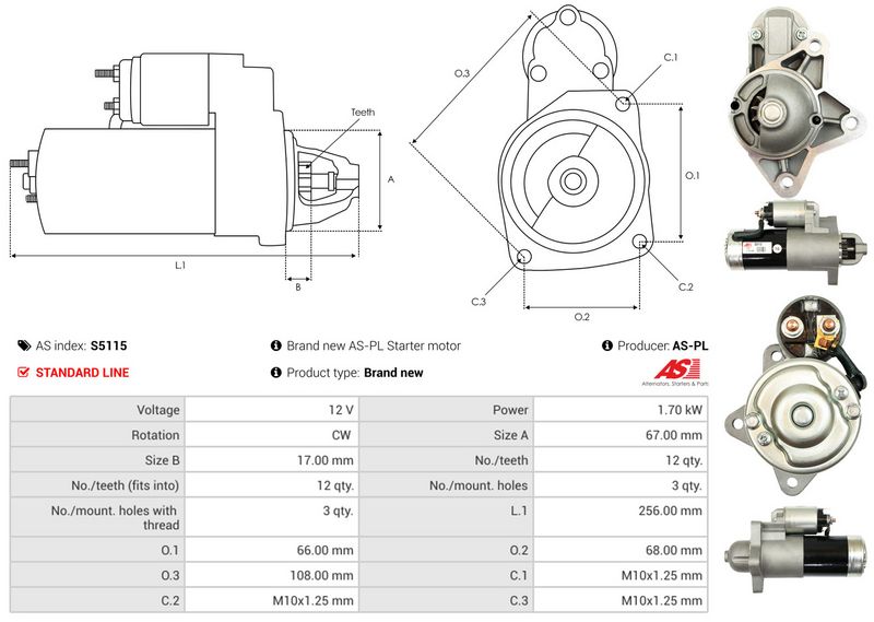 AS-PL S5115 Starter