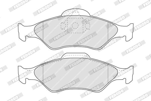 FERODO Plaquettes de frein à disque FDB1393