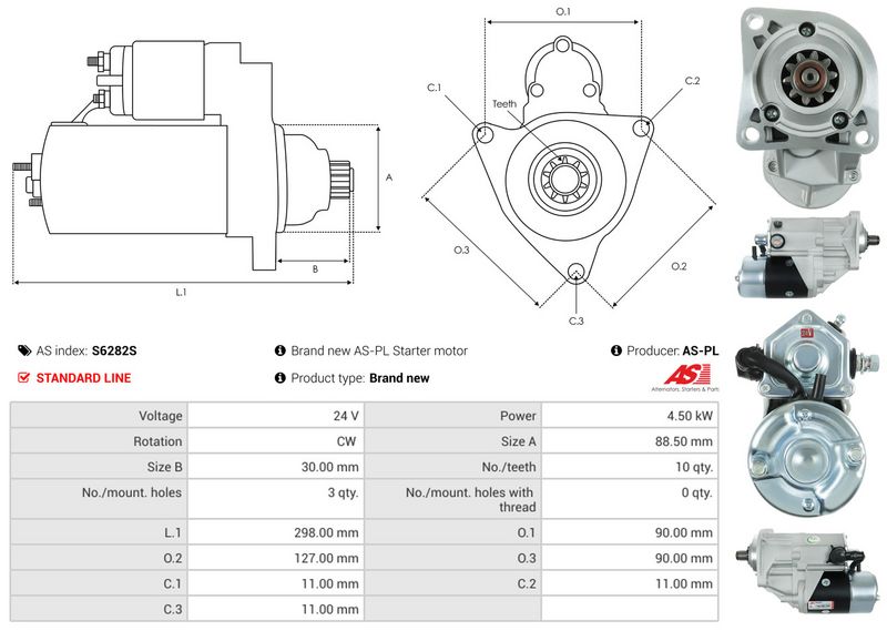 AS-PL S6282S Starter