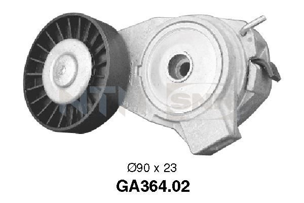 SNR feszítőgörgő, hosszbordás szíj GA364.02
