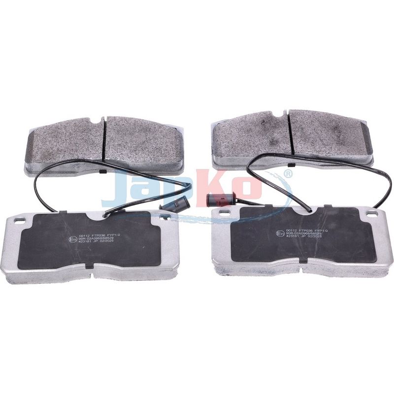 JAPKO 5000112 - Brake Pad Set, disc brake