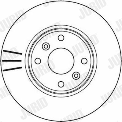 Гальмівний диск, Jurid 562103JC