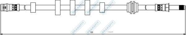 APEC Brake Hose BHO4215