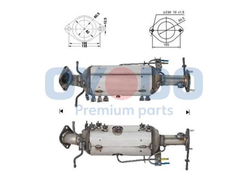 Oyodo 20N0009-OYO Soot/Particulate Filter, exhaust system