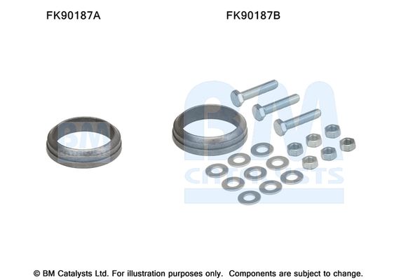 BM CATALYSTS szerelőkészlet, katalizátor FK90187