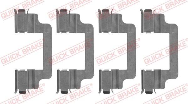 Комплект приладдя, накладка дискового гальма, Quick Brake 109-1779