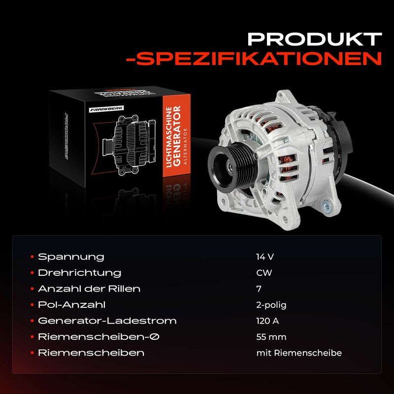 Frankberg 5481FB0032338 Alternator