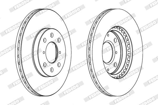 FERODO DDF1520 Brake Disc