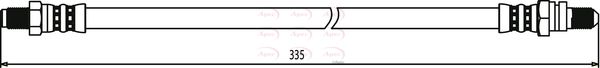 APEC Brake Hose HOS3418