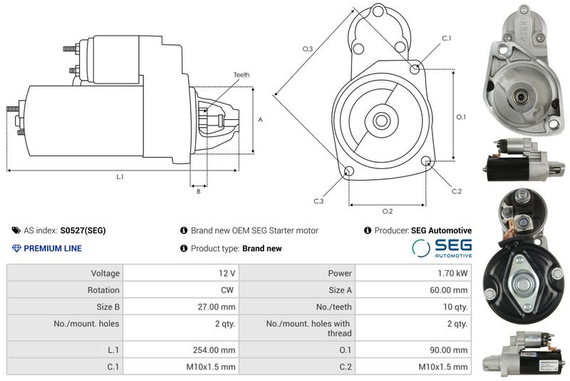 AS-PL S0527(SEG) Starter