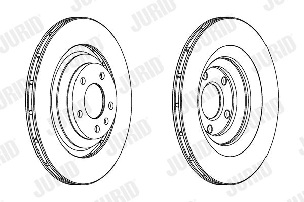 JURID 562512JC Brake Disc