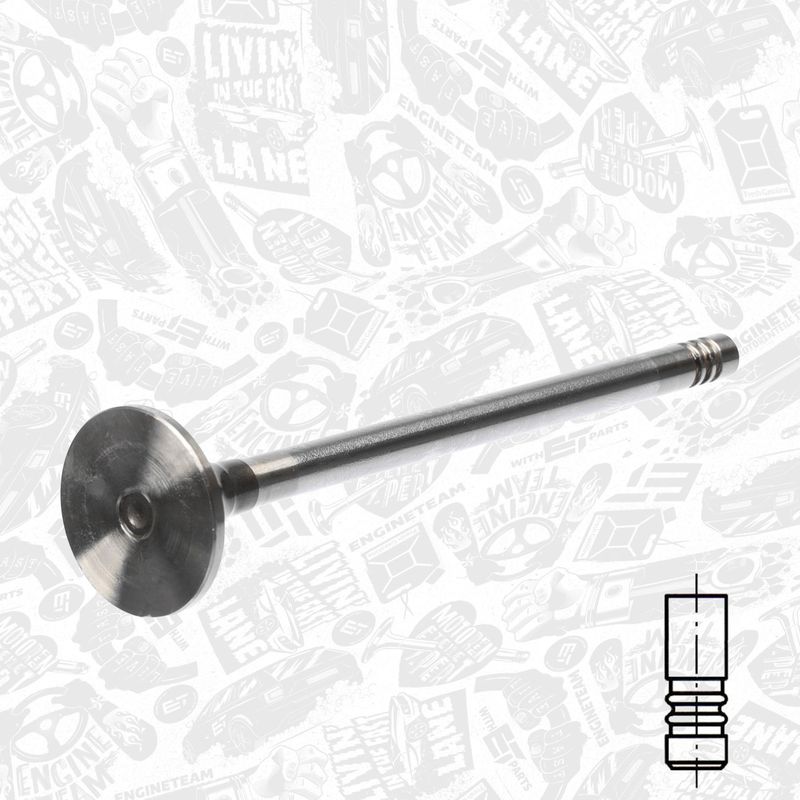 ET ENGINETEAM VE0143 Exhaust Valve