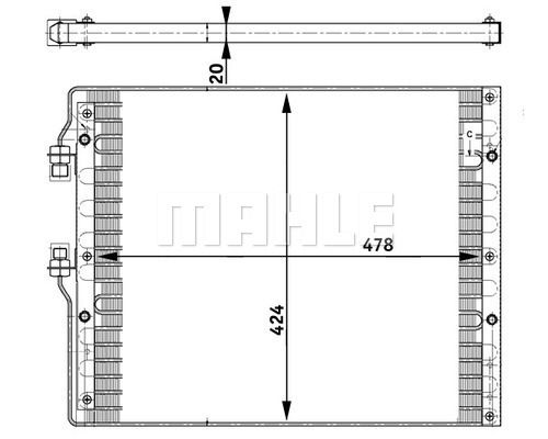 WILMINK GROUP kondenzátor, klíma WG2368891