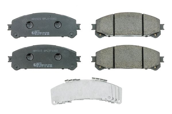 AISIN BPLX-1002 - Stabdžių kaladėlių komplektas