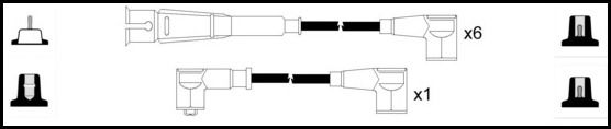 Juego de cables de encendido
