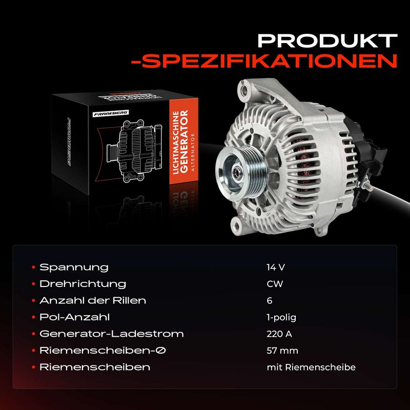 Frankberg 5481FB0032098 Alternator